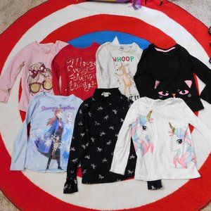 7 Long Sleeve Shirt Bundle For Girls